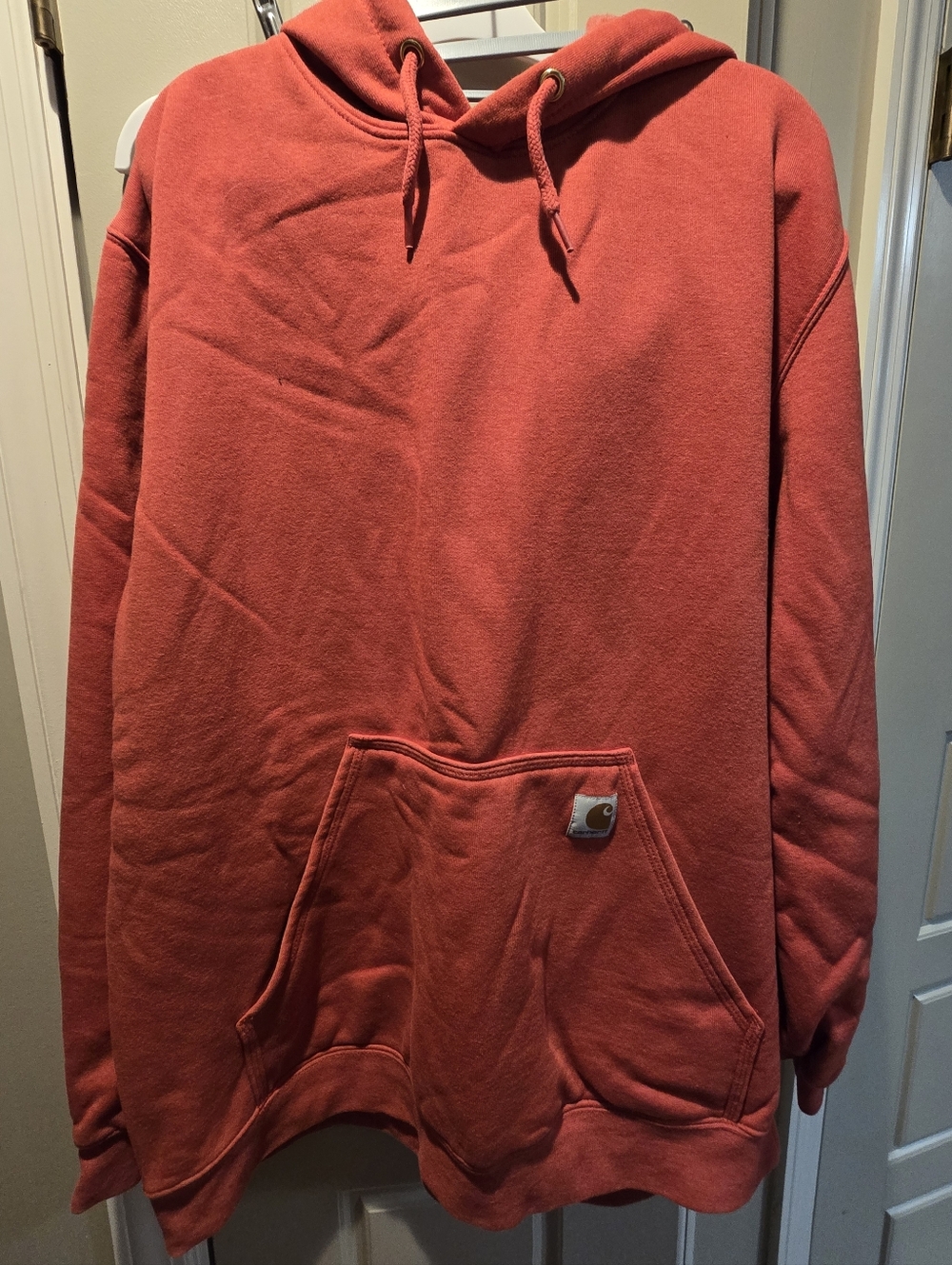 Carhartt Men's Rust Colored Hooded Sweatshirt XL